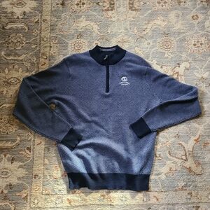 Peter Millar Bandon Pacific Dunes 100%  merino wool Men's Size L Large Sweater L